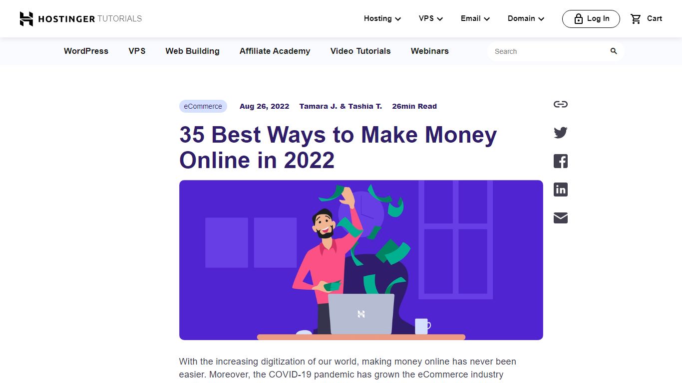 35 Best Ways to Make Money Online in 2022 - Hostinger Tutorials